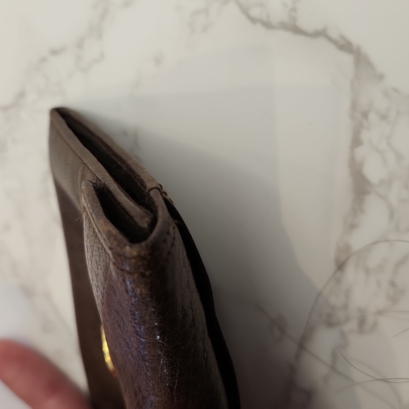 Authentic Christian Dior Vintage Leather Brown Coin Purse - Picture 10 of 10